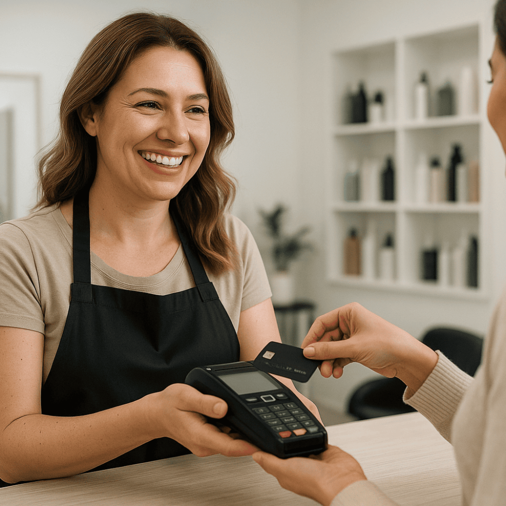 20251002_1458_Empresária Feliz no Salão_simple_compose_01k6k13mcaf0gah2vkp3kn2qk4 (1)